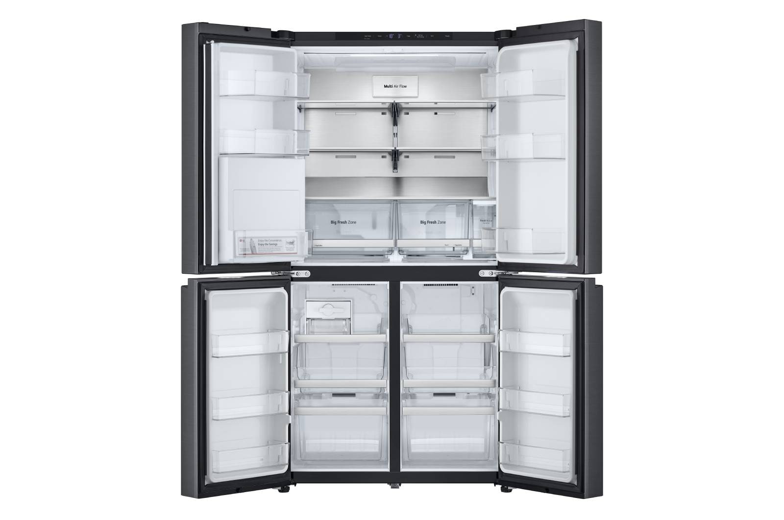 LG Multi-Door Kühlschrank (C, 645L, 179.2 cm hoch) mit Wasserspender & Wassertank | GMF961EV6C, GMF961EV6C