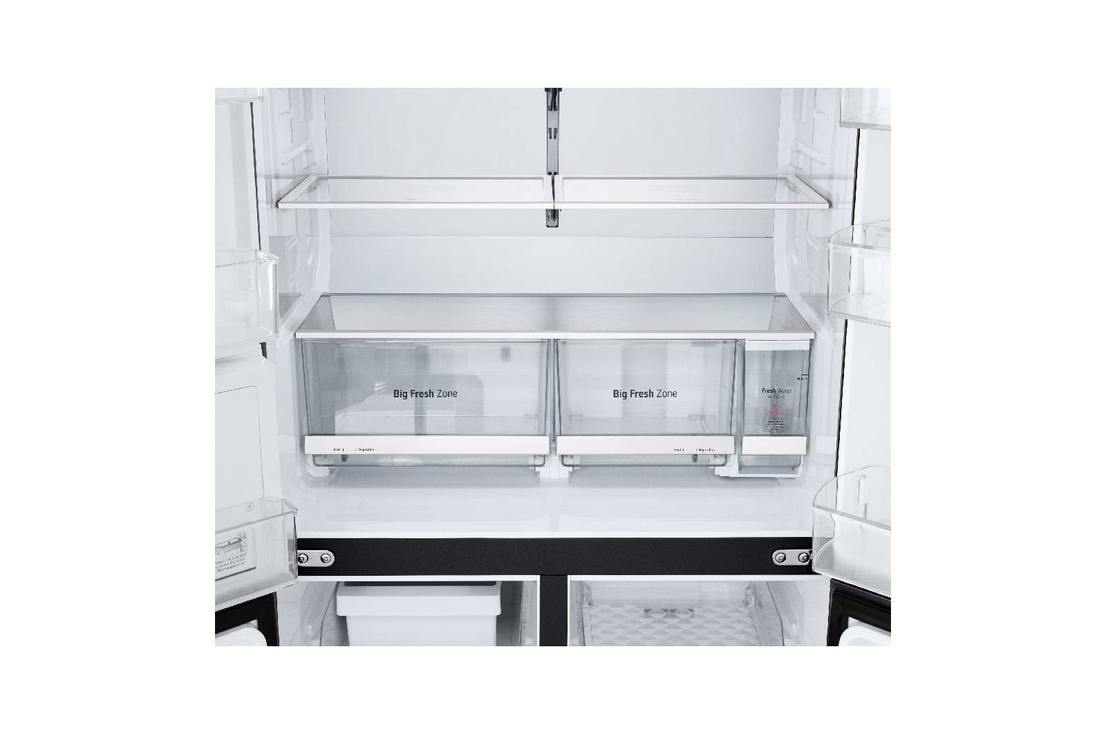 LG Multi-Door Kühlschrank mit InstaView® (EEK E, 643L, 179 cm hoch) mit Smart Fill-Wasserspender & internem Wassertank | GMK961EV3E, GMK961EV3E