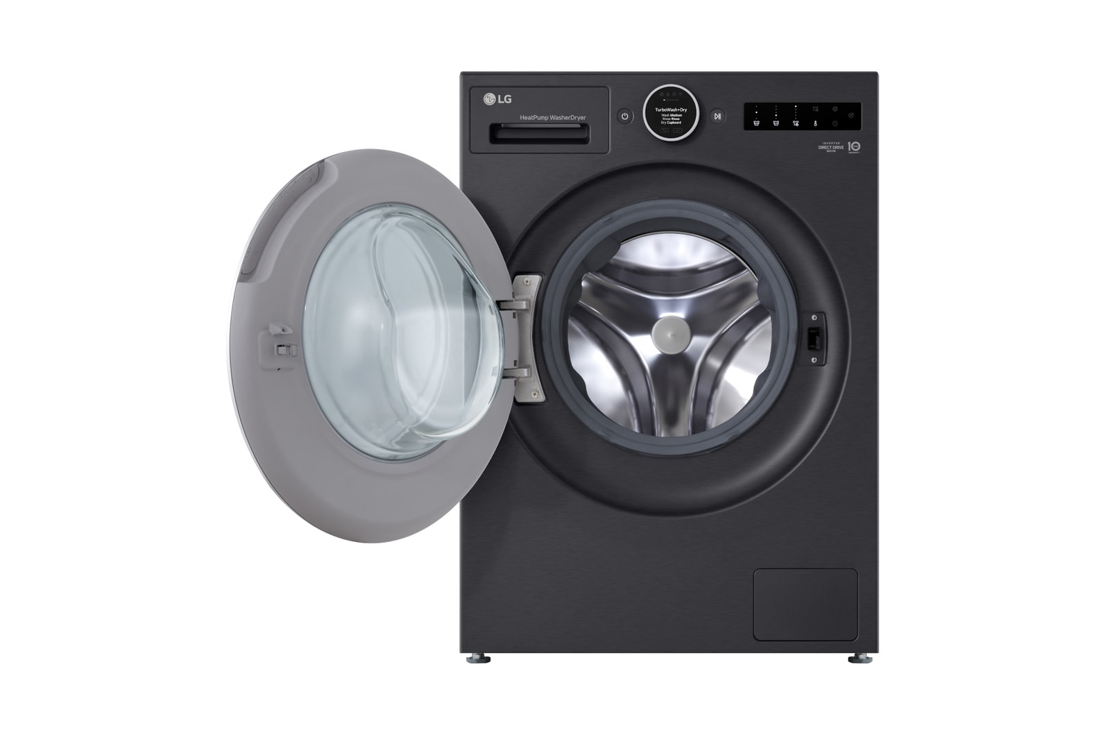 LG Waschtrockner Schwarz (EEK A/A, 11 kg / 6 kg, 1.350 U./Min.) mit AI Wash+Dry & TurboWash+Dry | HPWD116BA, HPWD116BA
