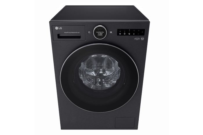 LG Waschtrockner Schwarz (EEK A/A, 11 kg / 6 kg, 1.350 U./Min.) mit AI Wash+Dry & TurboWash+Dry | HPWD116BA, HPWD116BA