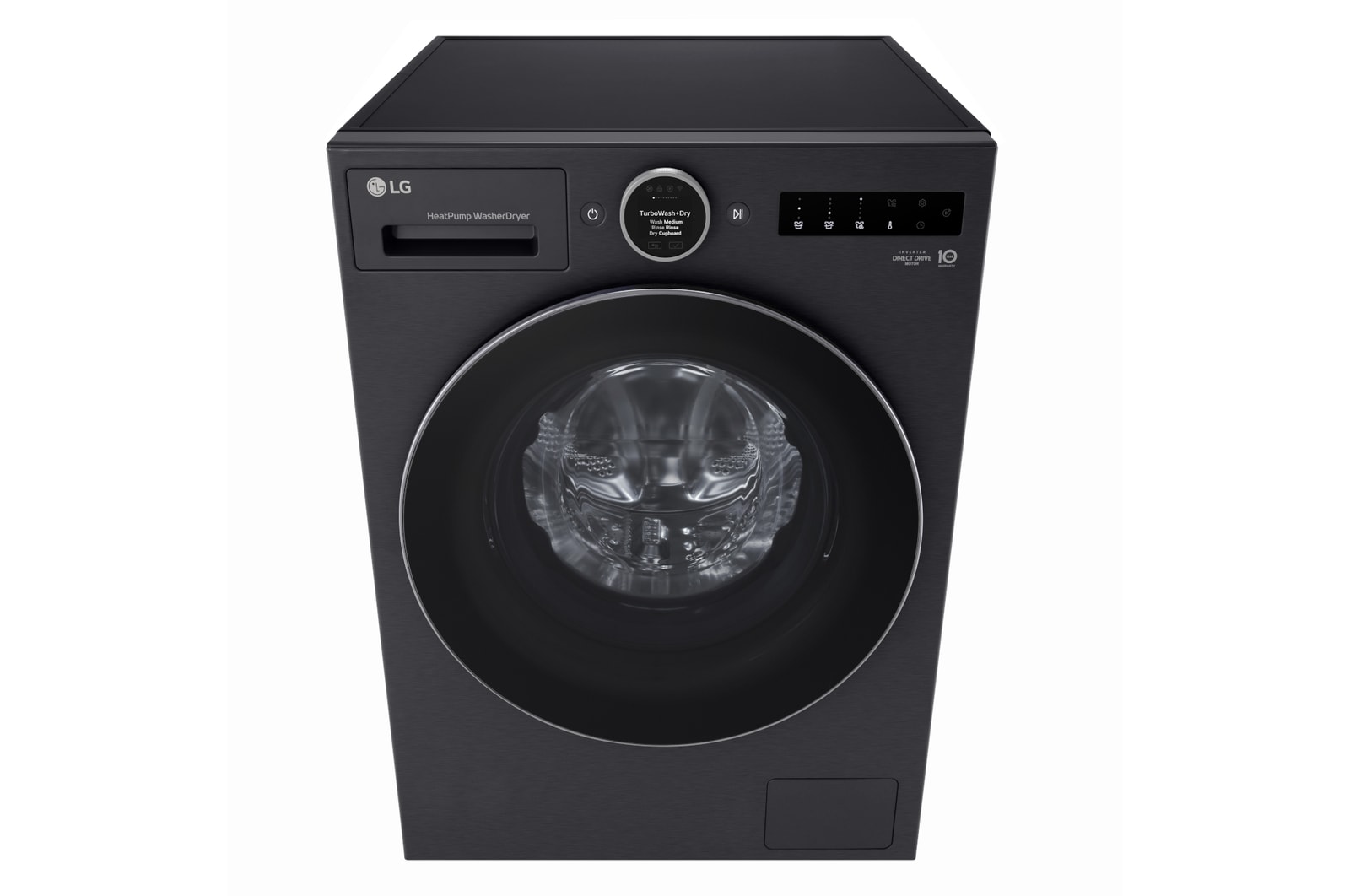 LG Waschtrockner Schwarz (EEK A/A, 11 kg / 6 kg, 1.350 U./Min.) mit AI Wash+Dry & TurboWash+Dry | HPWD116BA, HPWD116BA