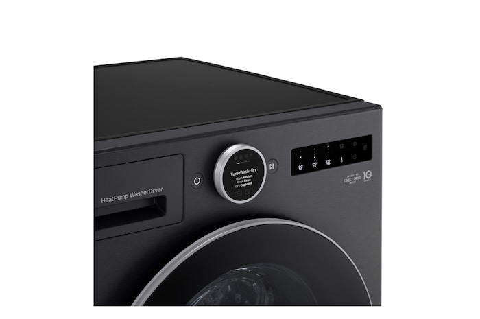 LG Waschtrockner Schwarz (EEK A/A, 11 kg / 6 kg, 1.350 U./Min.) mit AI Wash+Dry & TurboWash+Dry | HPWD116BA, HPWD116BA