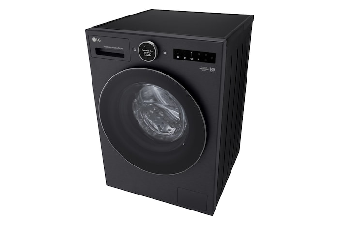 LG Waschtrockner Schwarz (EEK A/A, 11 kg / 6 kg, 1.350 U./Min.) mit AI Wash+Dry & TurboWash+Dry | HPWD116BA, HPWD116BA