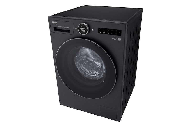 LG Waschtrockner Schwarz (EEK A/A, 11 kg / 6 kg, 1.350 U./Min.) mit AI Wash+Dry & TurboWash+Dry | HPWD116BA, HPWD116BA