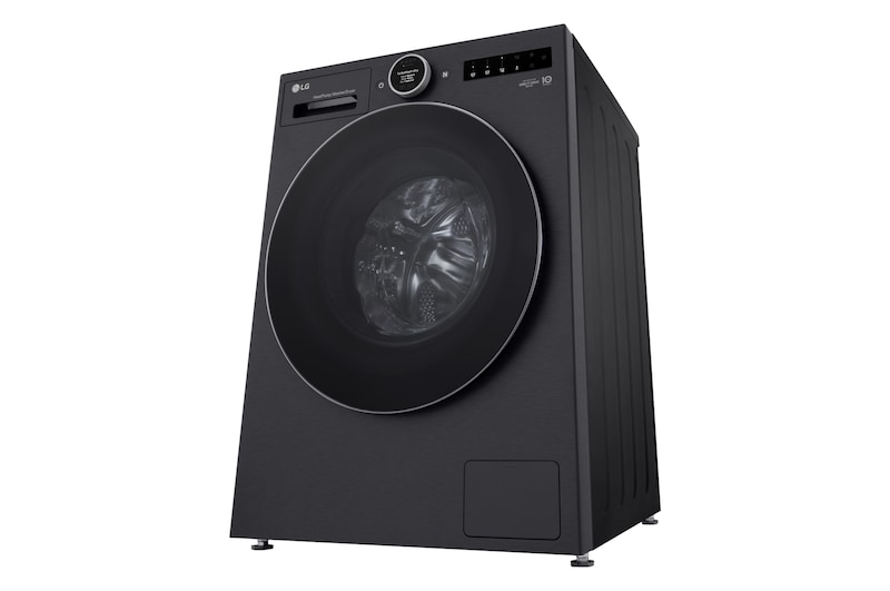 LG Waschtrockner Schwarz (EEK A/A, 11 kg / 6 kg, 1.350 U./Min.) mit AI Wash+Dry & TurboWash+Dry | HPWD116BA, HPWD116BA