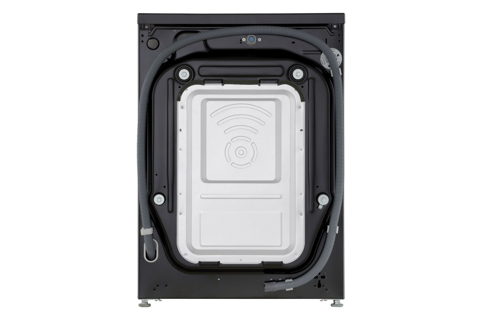 LG Waschtrockner Schwarz (EEK A/A, 11 kg / 6 kg, 1.350 U./Min.) mit AI Wash+Dry & TurboWash+Dry | HPWD116BA, HPWD116BA