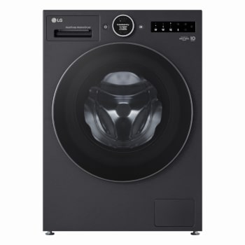 Vorderseite von Waschtrockner Schwarz (EEK A/A, 11 kg / 6 kg, 1.350 U./Min.) mit AI Wash+Dry & TurboWash+Dry | HPWD116BA HPWD116BA