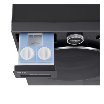 LG Waschtrockner Schwarz (EEK A/A, 11 kg / 6 kg, 1.350 U./Min.) mit AI Wash+Dry & TurboWash+Dry | HPWD116BA, HPWD116BA