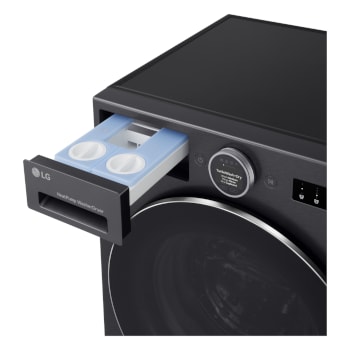 LG Waschtrockner Schwarz (EEK A/A, 11 kg / 6 kg, 1.350 U./Min.) mit AI Wash+Dry & TurboWash+Dry | HPWD116BA, HPWD116BA