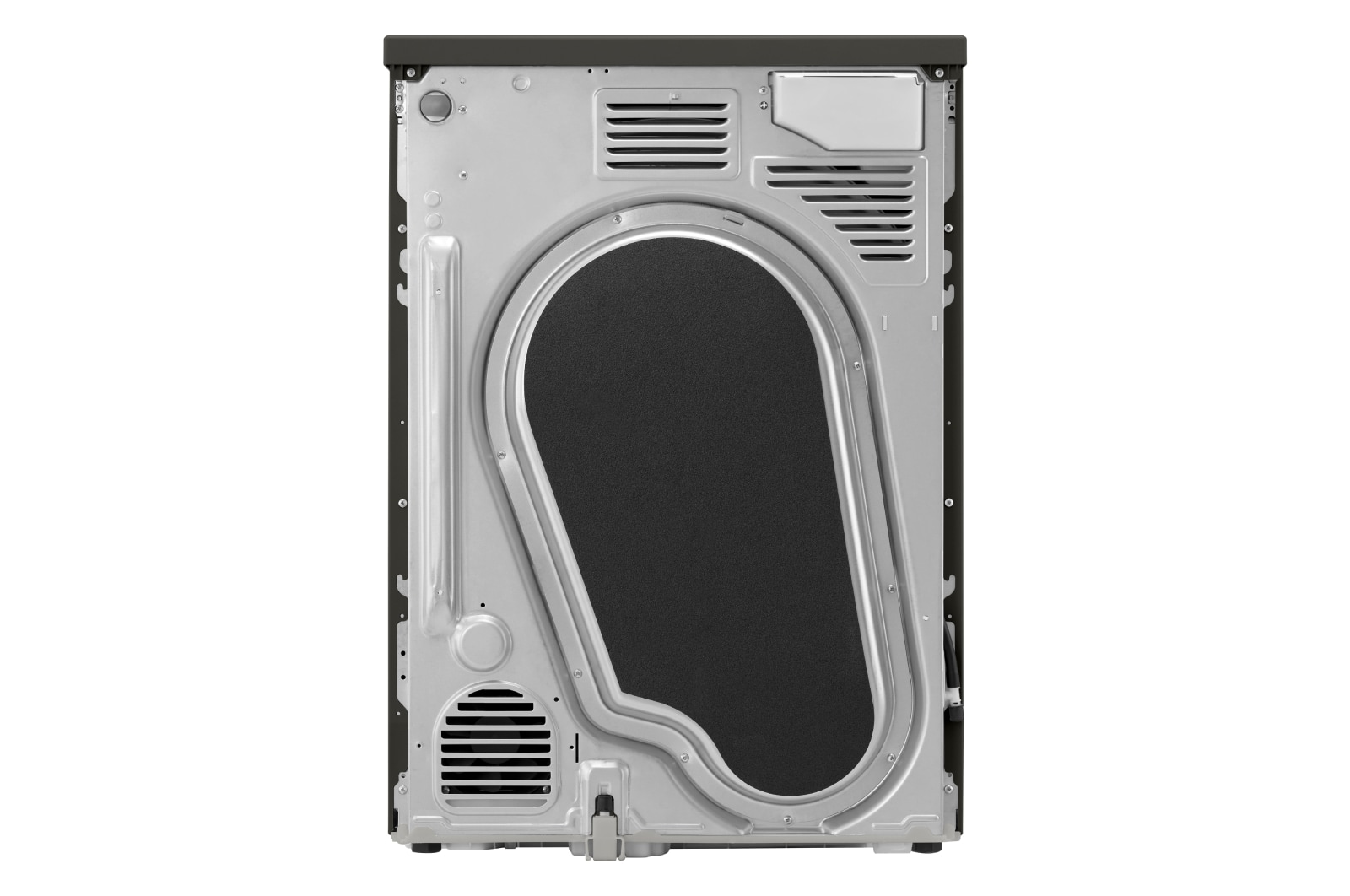 LG Trockner Schwarz (EEK C, 9 kg) mit Dual Inverter Wärmepumpentechnologie & selbstreinigendem Kondensator I RT90V9B, RT90V9B