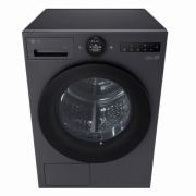 LG Trockner in Metallic Black (B, 9 kg) mit AI Dry, Dual Inverter Wärmepumpentechnologie I RT90X8B, RT90X8B