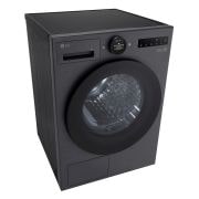 LG Trockner in Metallic Black (B, 9 kg) mit AI Dry, Dual Inverter Wärmepumpentechnologie I RT90X8B, RT90X8B