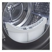 LG Trockner in Metallic Black (B, 9 kg) mit AI Dry, Dual Inverter Wärmepumpentechnologie I RT90X8B, RT90X8B