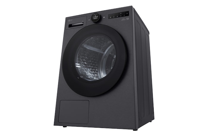 LG Trockner Mattschwarz (EEK B, 9 kg) mit AI Dry, Dual Inverter Wärmepumpentechnologie I RT90X8BC, RT90X8BC
