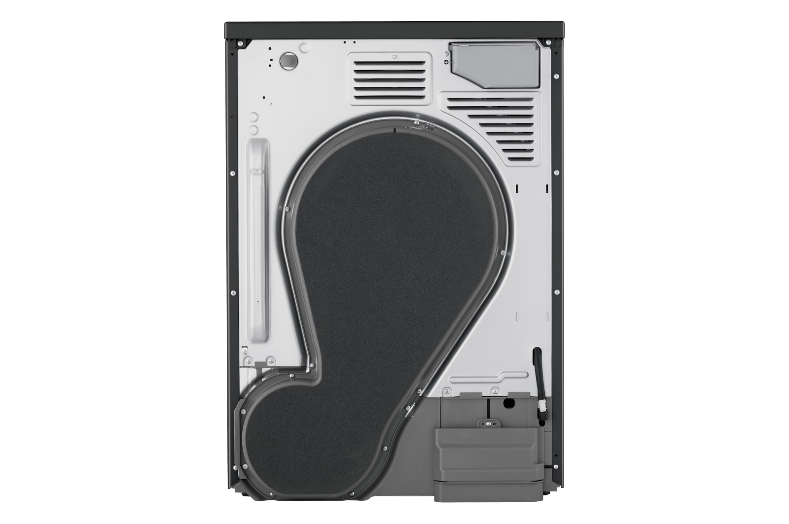 LG Trockner Mattschwarz (B, 9 kg) mit AI Dry, Dual Inverter Wärmepumpentechnologie I RT90X8BC, RT90X8BC