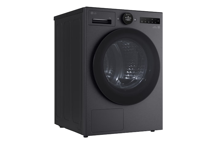 LG Trockner Mattschwarz (EEK B, 9 kg) mit AI Dry, Dual Inverter Wärmepumpentechnologie I RT90X8BC, RT90X8BC