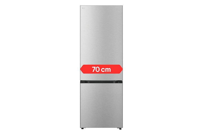 Vorderseite von Vollintegrierbare Kühl-Gefrierkombination (EEK A, 466L, 203cm hoch, 69,7cm breit) mit 123 kWh/a & Smart Inverter Compressor® | GBBW726AMB GBBW726AMB