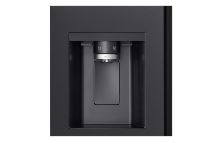 LG Side-by-Side Kühlschrank mit InstaView Door-in-Door® (EEK D, 628L, 179cm hoch) mit Eis-, Crushed Ice- und Wasserspender & internem Wassertank | GSXE81EVBD, GSXE81EVBD