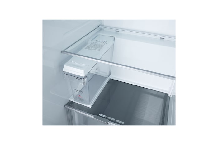 LG Side-by-Side Kühlschrank mit InstaView Door-in-Door® (EEK D, 628L, 179cm hoch) mit Eis-, Crushed Ice- und Wasserspender & internem Wassertank | GSXE81EVBD, GSXE81EVBD