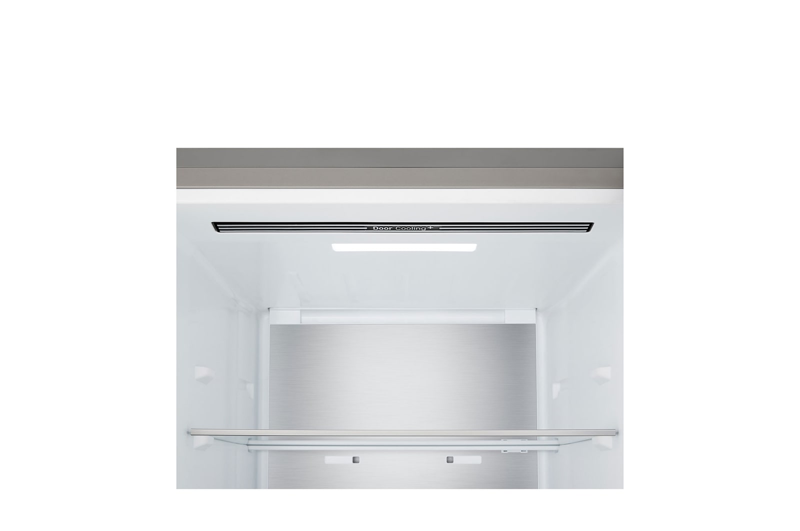 Auf der linken Seite Fleisch mit -3°C angezeigt, in der Mitte frischer Fisch mit 0°C und rechts Käse mit 2°C.