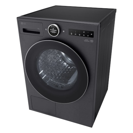 LG Trockner in Metallic Black (EEK B, 9 kg) mit AI Dry, Dual Inverter Wärmepumpentechnologie I RT90X8B, RT90X8B