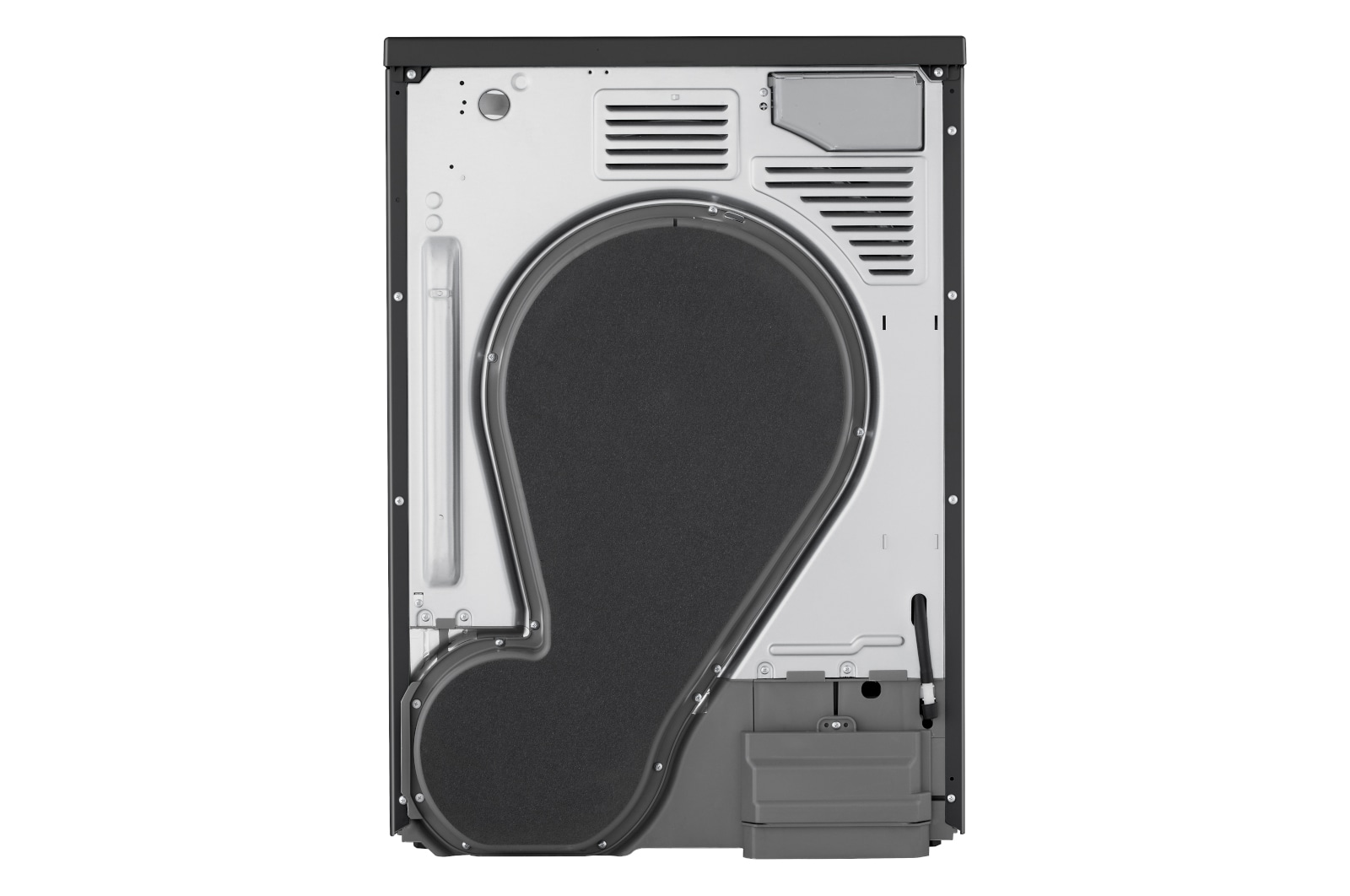 LG Trockner in Metallic Black (EEK B, 9 kg) mit AI Dry, Dual Inverter Wärmepumpentechnologie I RT90X8B, RT90X8B