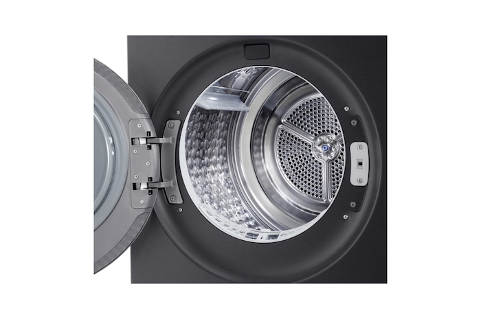 LG Trockner in Metallic Black (EEK B, 9 kg) mit AI Dry, Dual Inverter Wärmepumpentechnologie I RT90X8B, RT90X8B