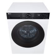 LG Waschmaschine Weiß mit schwarzem Panel (EEK A, 9 kg, 1.400 U./Min.) mit AI DD® & TurboWash®360° | F4WX709YP, F4WX709YP