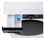 LG Waschmaschine Weiß mit schwarzem Panel (EEK A, 9 kg, 1.400 U./Min.) mit AI DD® & TurboWash®360° | F4WX709YP, F4WX709YP