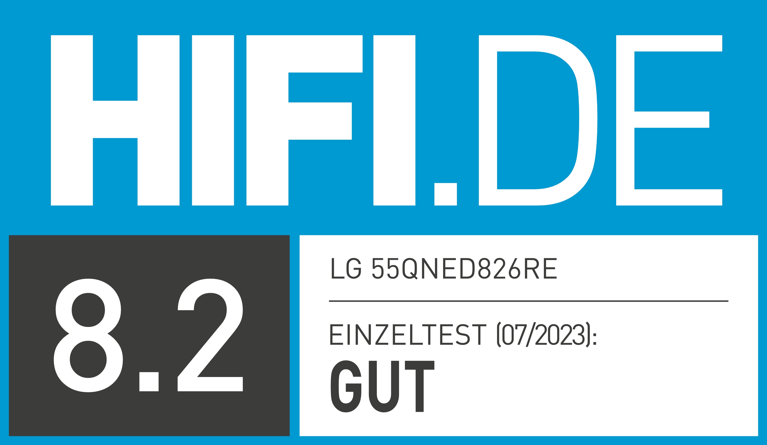HIFI.DE Testsiegel 55QNED826RE