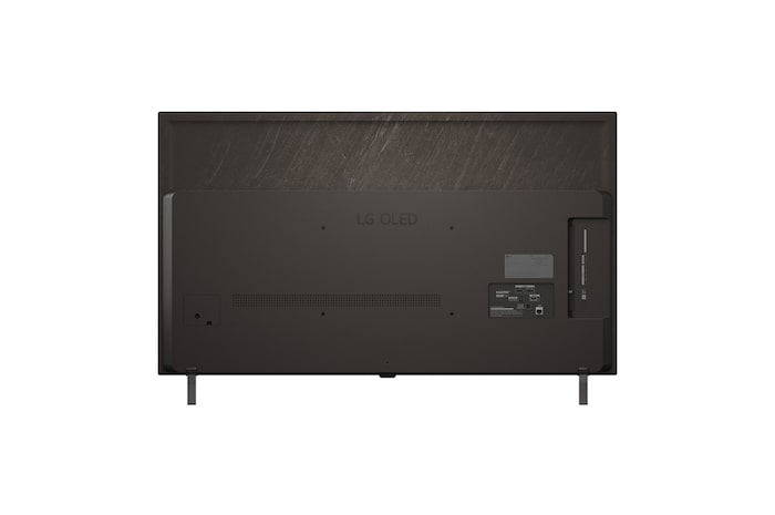 Rückansicht des LG OLED AI B5 4K Smart TV.