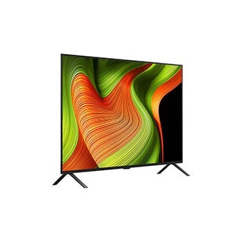Leicht seitliche Ansicht des LG OLED AI B5 4K Smart TV.