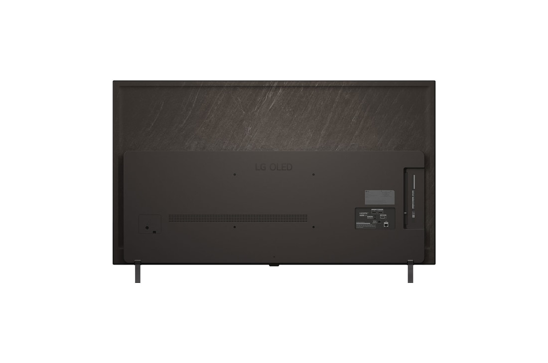 Rückansicht des LG OLED AI B5 4K Smart TV.
