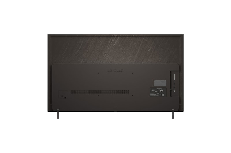 Rückansicht des LG OLED AI B5 4K Smart TV.