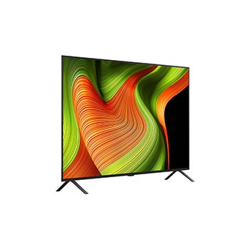 Leicht seitliche Ansicht des LG OLED AI B5 4K Smart TV.