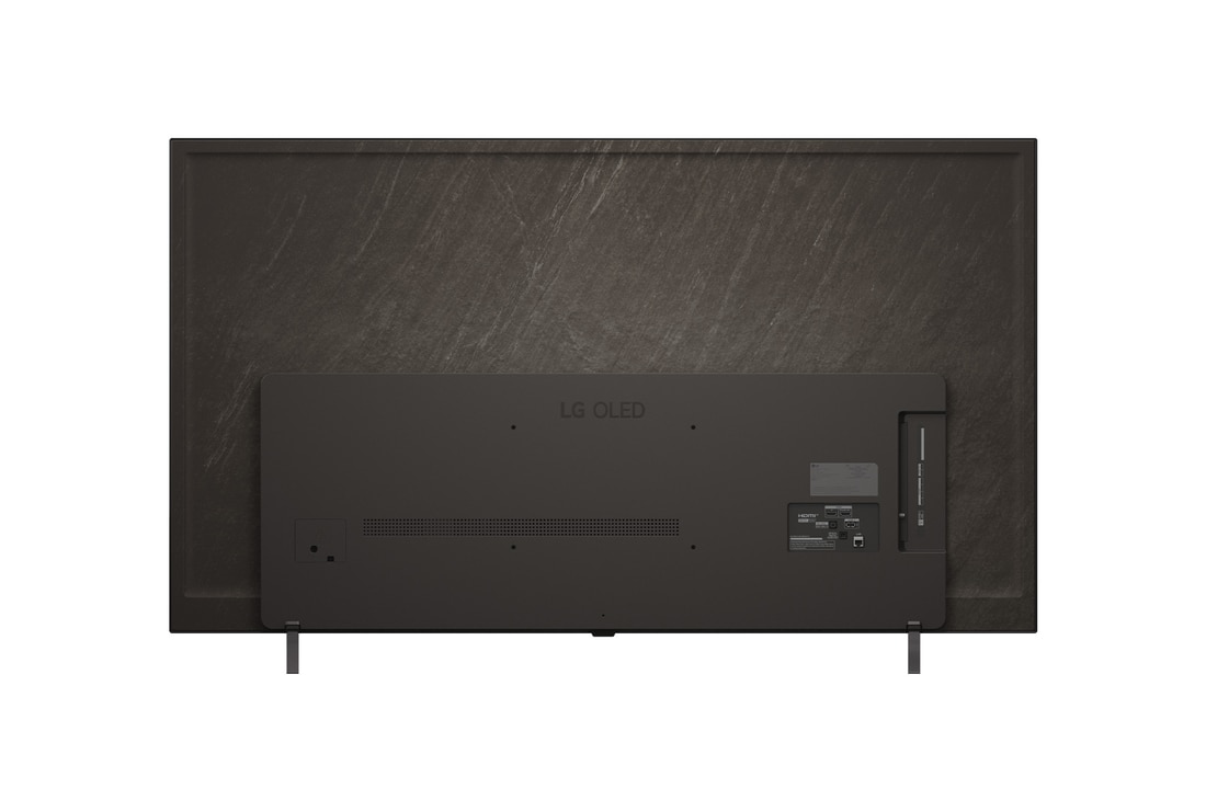 Rückansicht des LG OLED AI B5 4K Smart TV.