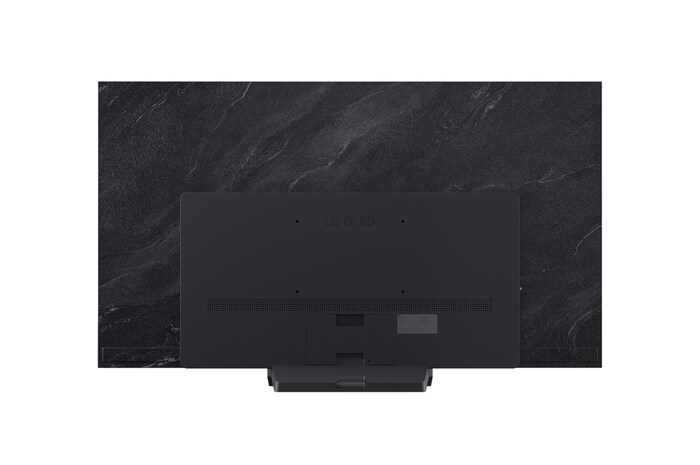 Rückansicht des LG OLED evo AI C5 4K Smart TV.