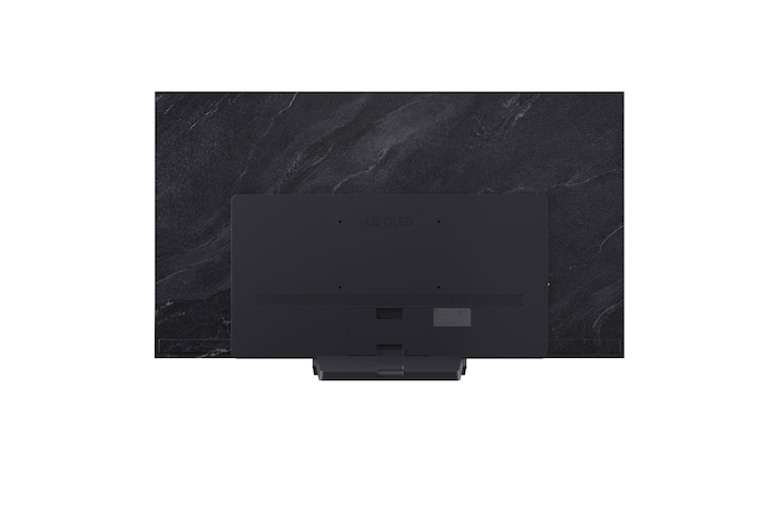 Rear view of LG OLED evo AI C5 4K Smart TV.