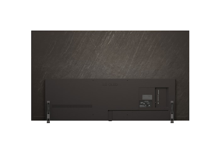 Rückansicht des LG OLED AI B5 4K Smart TV.