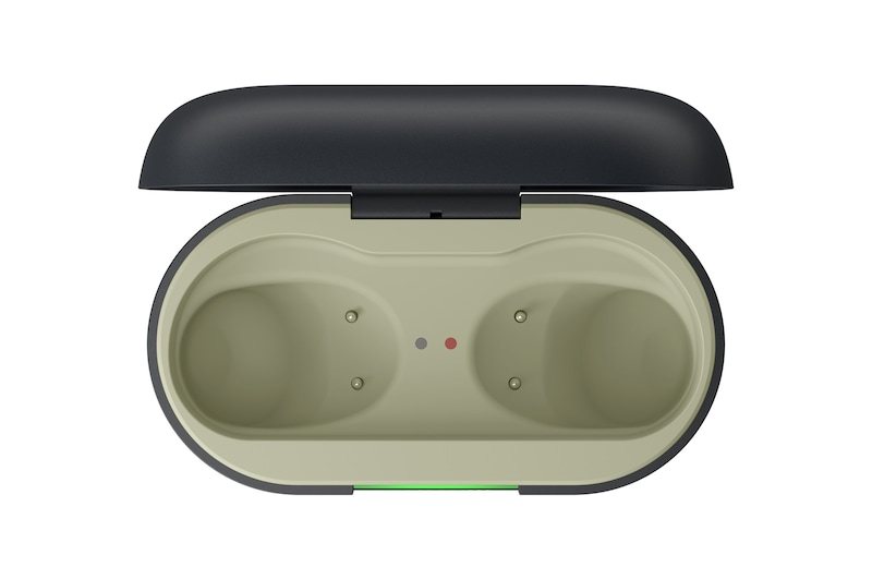 Geöffnetes leeres Kästchen Oberseite