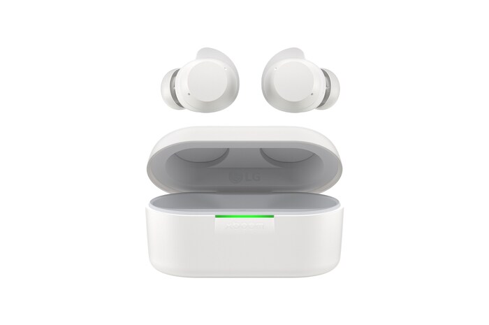 Vorderansicht mit auseinander genommenen Ohrhörern