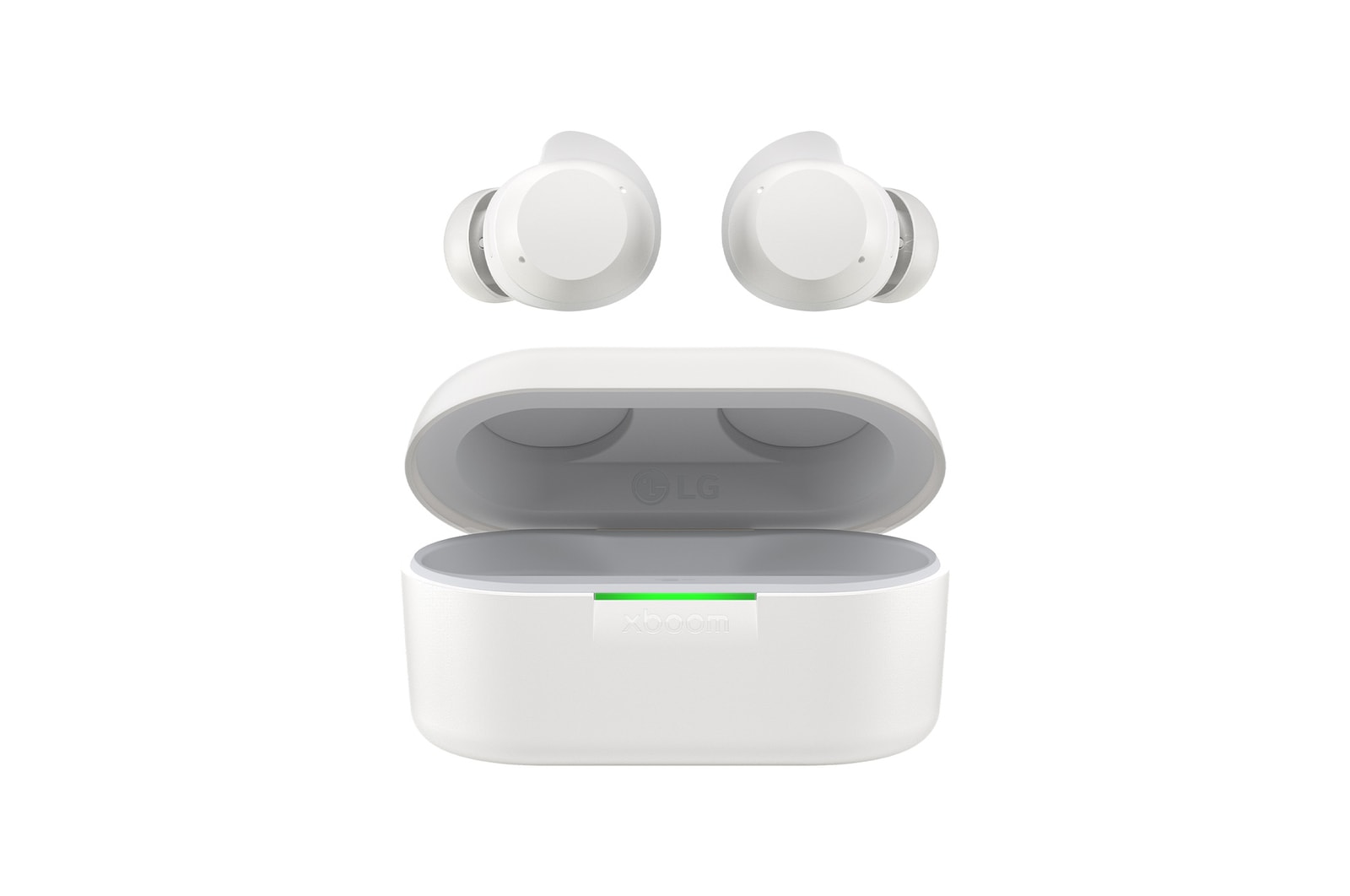 Vorderansicht mit auseinander genommenen Ohrhörern