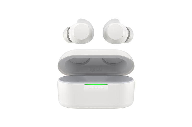 Vorderansicht mit auseinander genommenen Ohrhörern