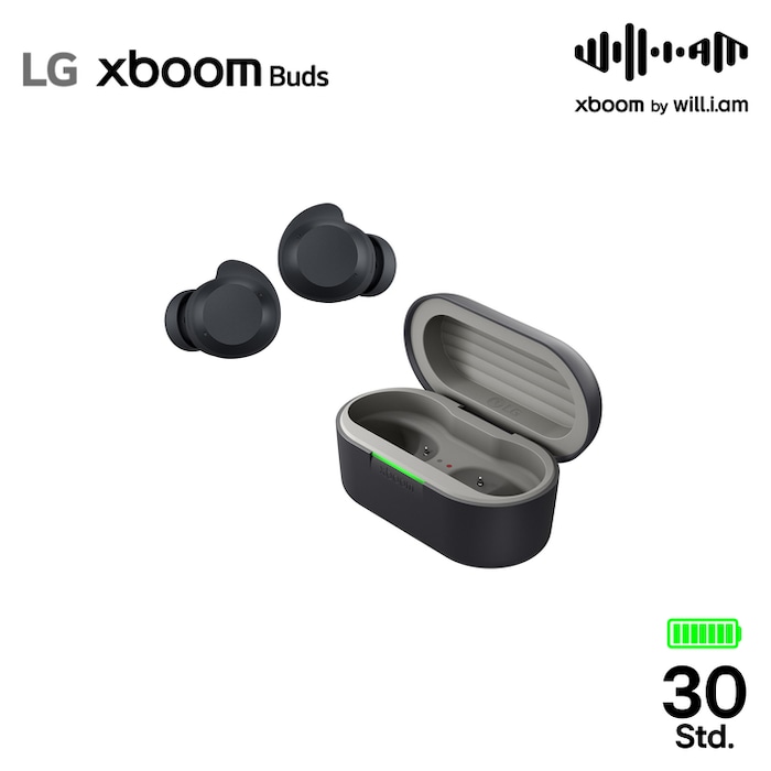 LG xboom Buds by will.i.am | Bluetooth-Ohrhörer | xboom Signature Sound mit Graphen-Treiber, xboom Buds