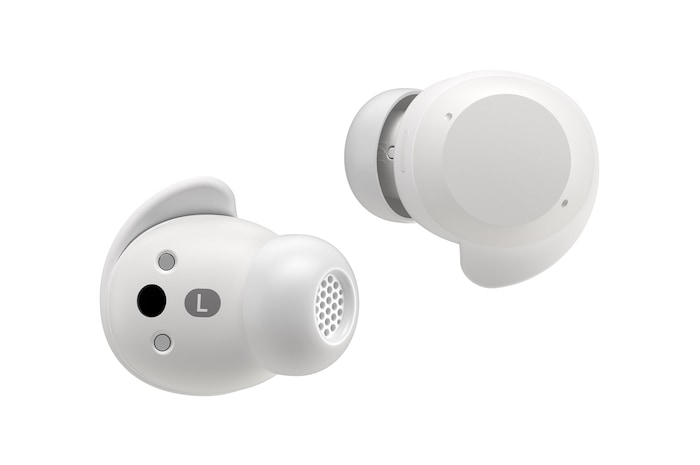 LG xboom Buds by will.i.am | Bluetooth-Ohrhörer | xboom Signature Sound mit Graphen-Treiber, xboom Buds white
