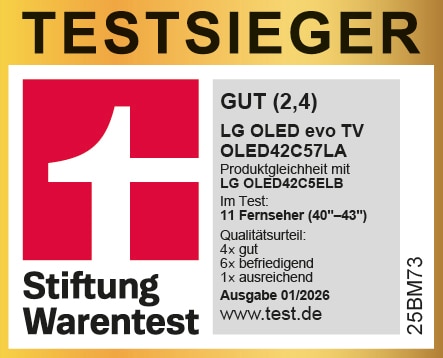 Stiftung Warentest OLED C5