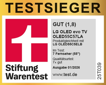 Stiftung Warentest OLED C5