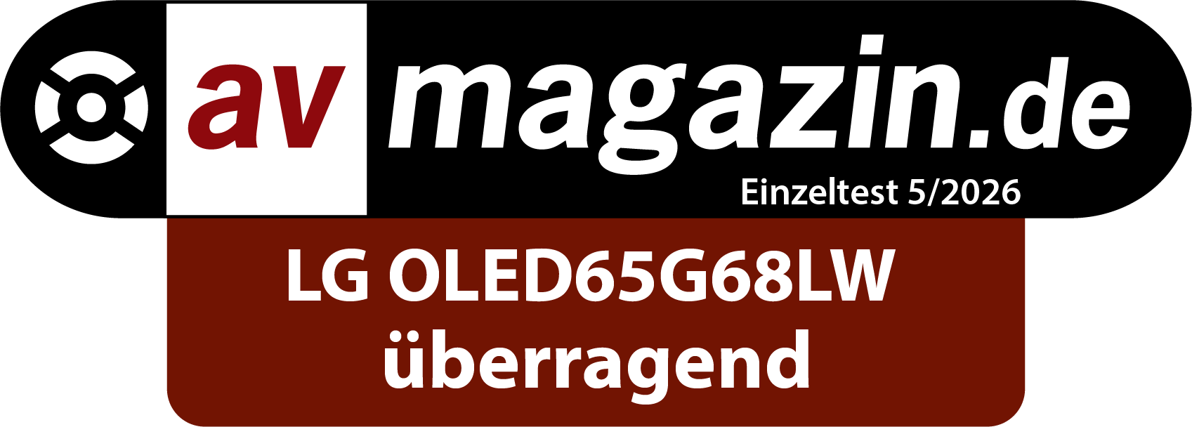 AV Magazin OLED G6 Award Testurteil "Überragend"