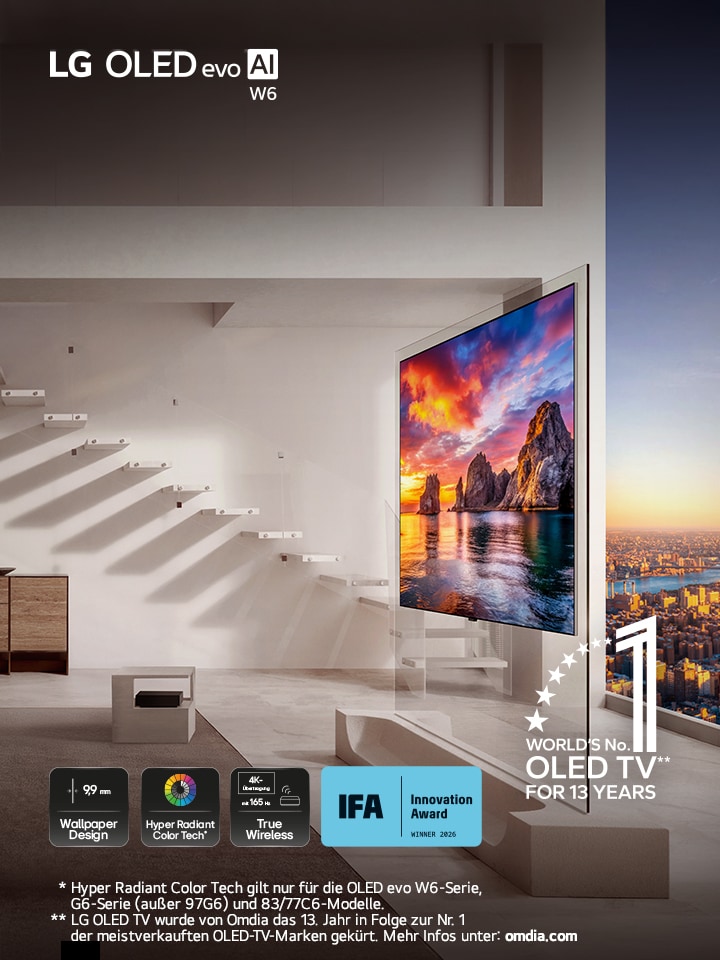 LG OLED evo AI W6
