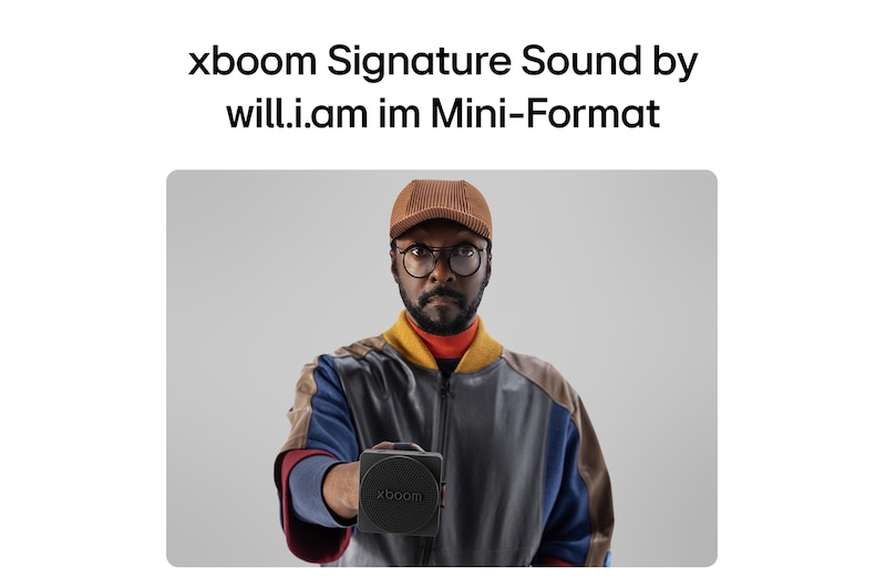 LG xboom Mini by will.i.am | Signature Sound im Mini-Format, MINI